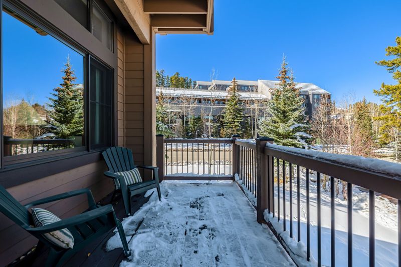 Deck in winter
